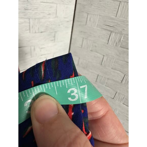 Tracy Negoshian women’s dress fit & flare long sleeve colorful feminine modern - Picture 10 of 11